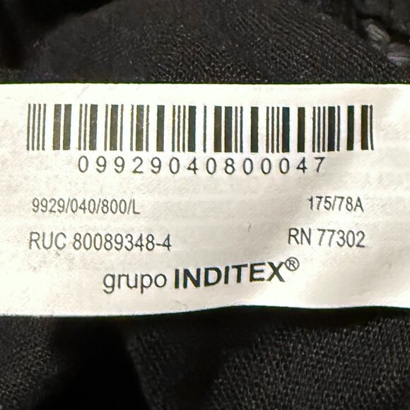 Zara Linen Blend Straight Trousers - Picture 9 of 10